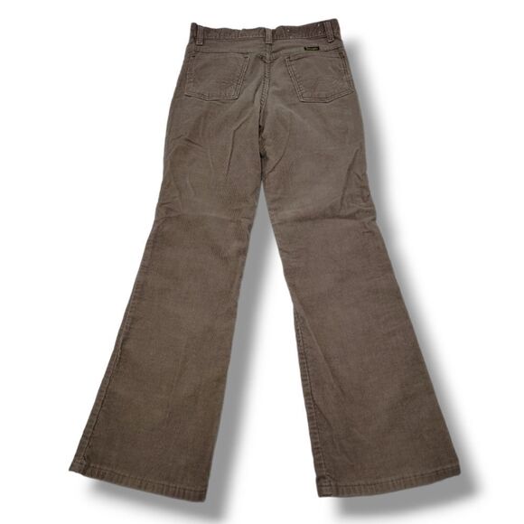 Vintage Wrangler Pants Size 12 W26"xL27" Corduroy Pants Boot Cut Pants Mid Rise - Picture 3 of 7